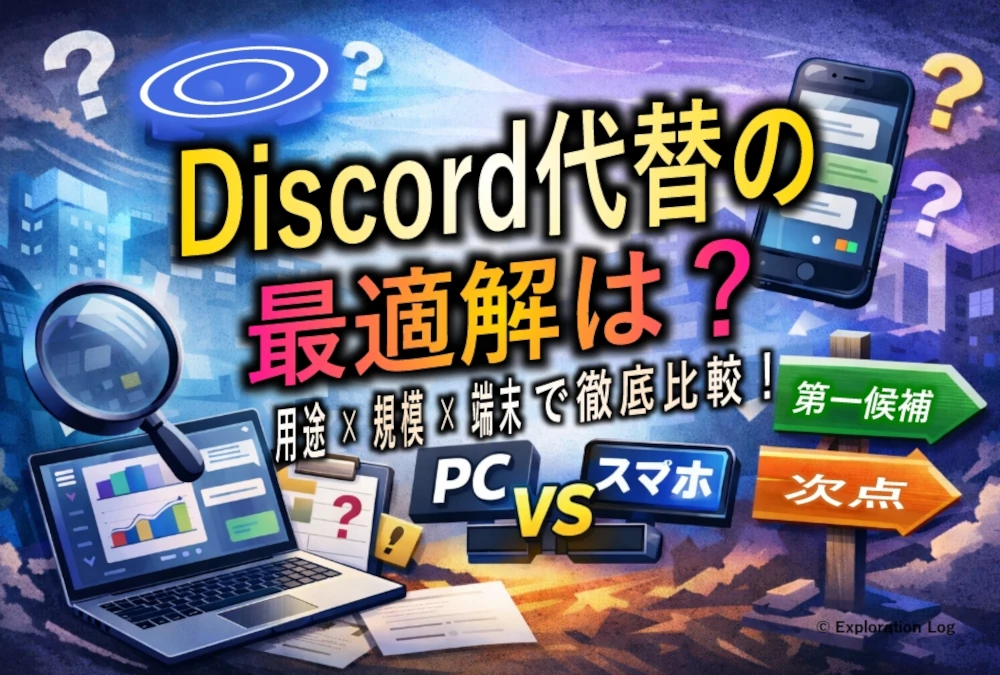 Discord 代替おすすめ 12 選　2026　自己診断付き