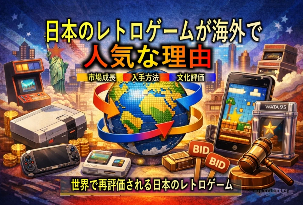 日本のレトロゲームが海外で人気な理由