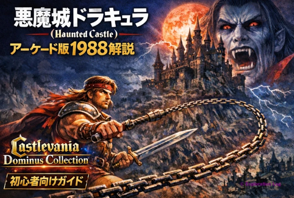 Castlevania (Haunted Castle) Arcade Version 1988 Guide